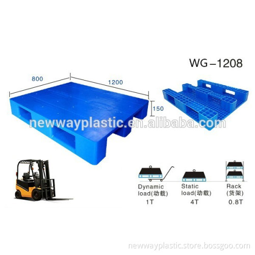 1200*800*150 size Flat face VIRGIN HDPE plastic tray